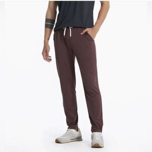Vuori Men's Ponto Performance Pants Chestnut Heather Size Large